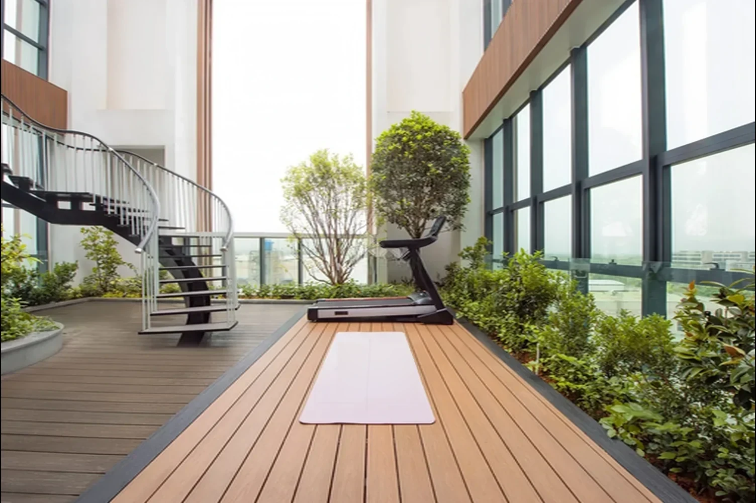 Walkway and stairs